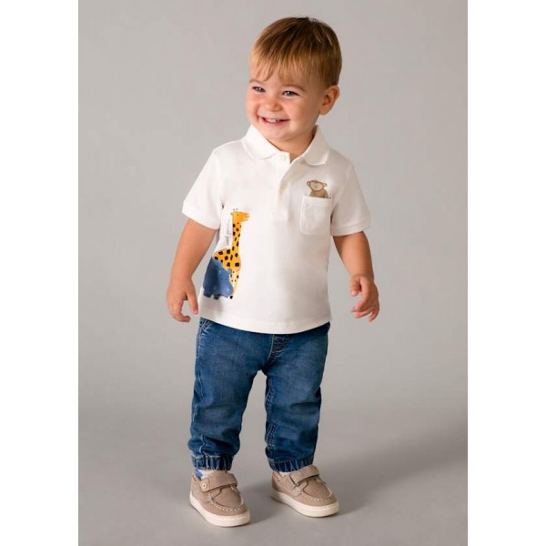 < 1-3 Yaş Erkek Çocuk Polo Yaka Tshirt