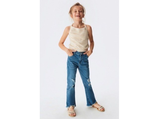 - 8-14 Yaş Kız Çocuk Hippi Pantolon