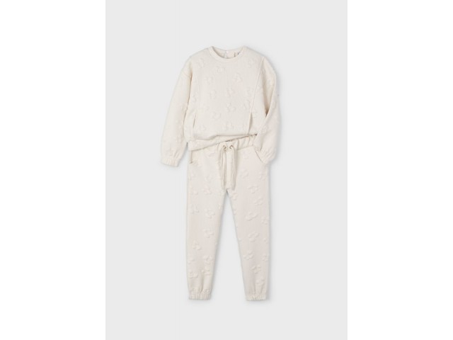 * 3-9 Yaş Kız Çocuk Mayoral Eşofman Takım - Bej