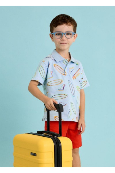 - 3-9 Yaş Erkek Çocuk Polo Yaka Renkli Tshirt