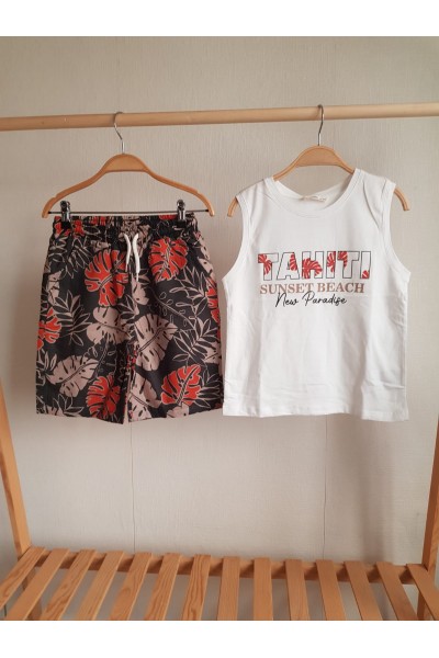 - 3-8 Yaş Erkek Çocuk Kolsuz Havai Takım