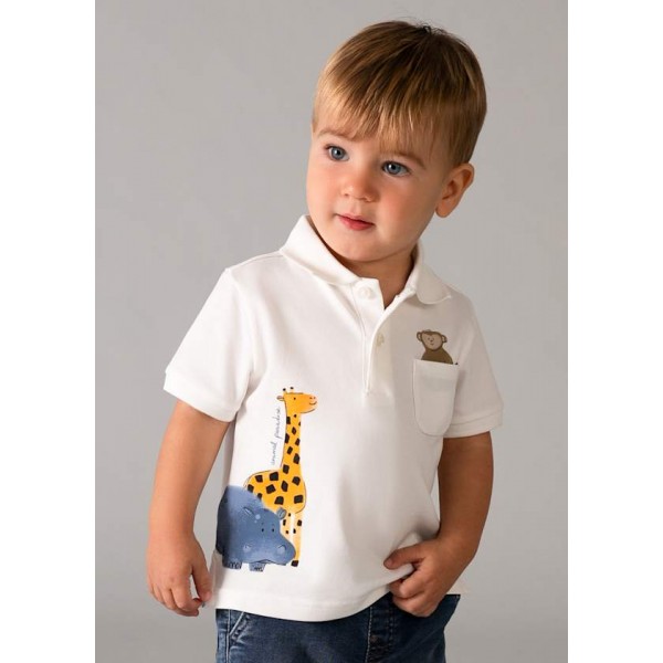 < 1-3 Yaş Erkek Çocuk Polo Yaka Tshirt