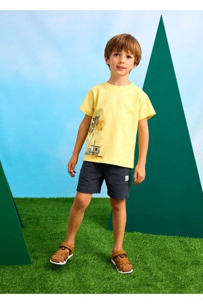 - 3-9 Yaş Erkek Çocuk Üçlü Takım - Sarı