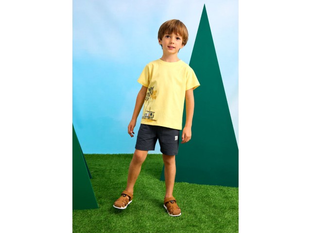 - 3-9 Yaş Erkek Çocuk Üçlü Takım - Sarı