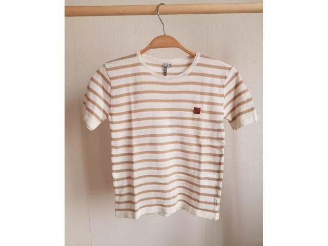 - 5-16 Yaş Erkek Çocuk Çizgili Merserize Tshirt