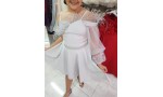 10-15 Yaş Kız Çocuk Abiye - Gri