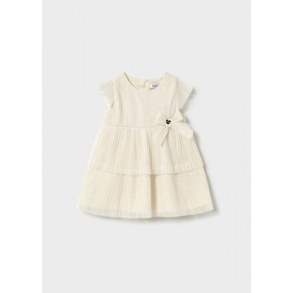 < 1-3 Yaş Kız Çocuk Mayoral Pileli Elbise