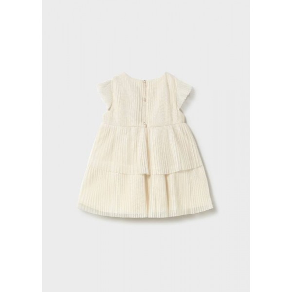 < 1-3 Yaş Kız Çocuk Mayoral Pileli Elbise