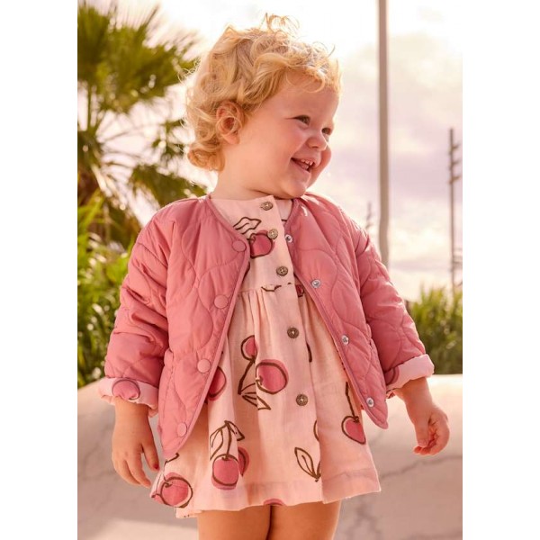 < 1-3 Yaş Kız Çocuk Mayoral Mevsimlik Ceket - Pembe